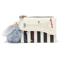 【50%OFF】チャームつきエッフェル塔定期入れ