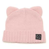 ネコ耳デザインニット帽