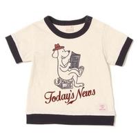 ワンちゃんプリントリンガーTシャツ