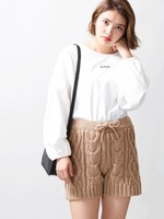 WEGO/ロービングケーブルショートパンツ