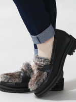 WEGO/ファー切替ローファー