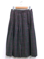 ウールスカート チェックスカート  サイズ表記 8
