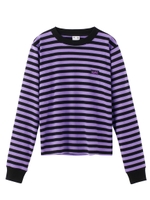 BASIC STRIPED L/S TEE/ライトパープル