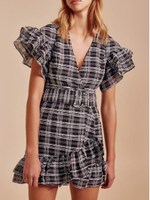 CAPTIVATE DRESS/BLACK CHECK