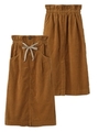 CORDUROY SKIRT/ベージュ