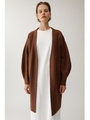 CRESCENT SLEEVE KNIT カーディガン/L/BRN1