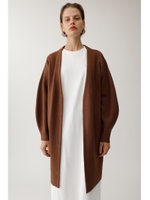 CRESCENT SLEEVE KNIT カーディガン/L/BRN1