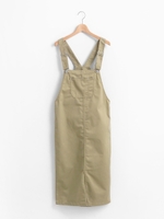 Dickiesツイルオーバーオールスカート/ベージュ