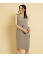 Dorry Doll ドレープワンピース/ライトカーキ(026)