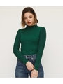FRILL NECK HG TOPS/GRN