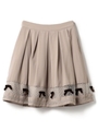 For you Ribbonスカート / mille fille closet/モカ