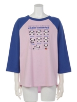 GOOD TIME RAGLAN TEE/PINK×BLUE