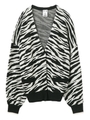 KNIT V-NECK CARDIGAN/ホワイト