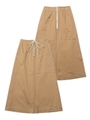 LACE-UP SKIRT/ベージュ