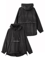 LOGO LINED TAPE HALF ZIP BLOUSON/ブラック
