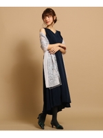 Luxe brille（リュクスブリエ）マキシワンピース/ネイビー(093)