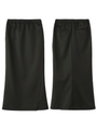 MERMAID WRAP SKIRT/ブラック
