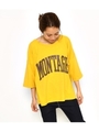 MONTAGE カレッジTシャツ/YEL