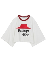 PATTAYA CROP T-SHIRT/ホワイト