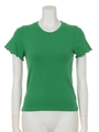 ROLLED EDGE FRILL TOPS/GRN