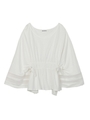 SHIRRED TOP/ホワイト