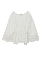 SHIRRED TOP/ホワイト