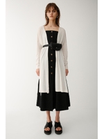 SIDE SLIT LOOSELY カーディガン/L/BEG1