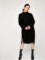 SIMPLE ニットワンピース/BLK