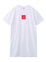 SQUARE BOX LOGO S/S TEE DRESS/ホワイト