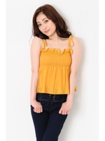 SリボンベアTOP/YELLOW