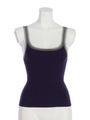 TULLE NECK T/T/NVY