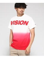 Tシャツ メンズ VISION/ビジョン別注グラデーションTシャツ/ワインレッド(363)