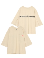 V NECK POCKET TOP/ホワイト