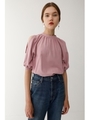 VOLUMESLEEVE OPEN SHOULDER トップス/L/PUR1