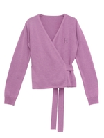 cache-coeur knit/purplepink