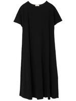 ・Aラインカットワンピース/ブラック