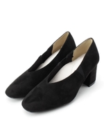 「ら・く・こ」スエード調ブーティー/ブラック(019)