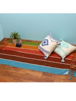 【ANAP HOME】コットンビーチラグ/ミックス(034)