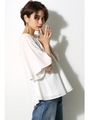 【AZUL BY MOUSSY】2WAYポンチョプルオーバー/O/WHT