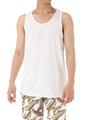 【AZUL BY MOUSSY】30/-綿天竺タンクトップ/WHT