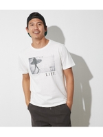 【AZUL BY MOUSSY】PART OF LIFE PHOTO半袖T/O/WHT