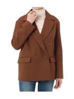【AZUL BY MOUSSY】Warmダブルオーバージャケット/BRN