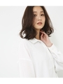 【AZUL BY MOUSSY】ジョーゼットオーバーシャツ/WHT