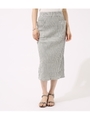 【AZUL BY MOUSSY】テレコスカート/T.GRY