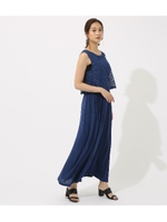 【AZUL BY MOUSSY】レースドッキングワンピース/NVY