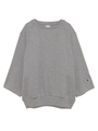 【Champion】RAGLAN SLEEVE BIG T-SHIRT/GRY