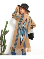 【MIMPI】オルテガフリンジニットカーディガン/ベージュ(005)