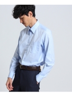 【PNJ】矢絣レギュラーカラーシャツ[メンズ シャツ 日本製]/ライトブルー(091)