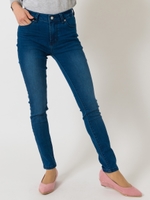 【Rew de Rew】パウダータッチストレッチ＆モイスチャーパンツ（8R12-02201）/ブルー