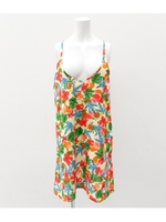 【Sandie anap】トロピカルキャミワンピース/ベージュ(005)